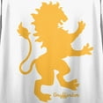 thumbnail image 4 of Harry Potter Gryffindor Mascot Women's White Crew Neck Short Sleeve Crop Top-Small, 4 of 7