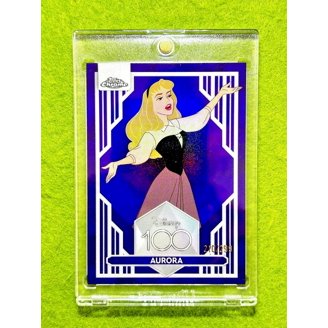BELLE Disney 100 PINK REFRACTOR CARD # /399 SP 2023 Topps Chrome