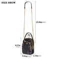 thumbnail image 2 of FORMRS Crossbody Bag for Women Quilted Travel Shoulder Cell Phone Purse with Chain Strap Handbag, Gothic Floral Print, 2 of 7