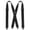 Black, variant on KAMBERFT Men's Heavy Duty Hidden Suspenders for Under Clothes, Adjustable X-Back Elastic Straps, Black