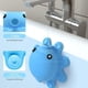 thumbnail image 4 of Protector de desagüe de desbordamiento de bañera de silicona azul resistente al agua, 4 of 5