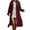 F01-Red, variant on FYDUU Winter Jackets For Women Thicken Warm Fuzzy Fleece Jacket Hooded Cardigan Collar Long Trench Coat Fluffy Cozy Outerwear Versatile Jacket Coat