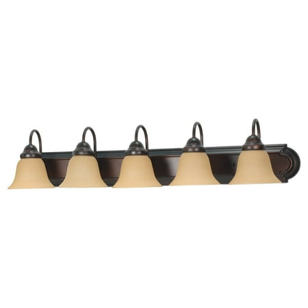 - Nuvo Ballerina - 5 Light 36 inch Vanity w/ Frosted White Glass