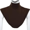 thumbnail image 1 of Camisa con cuello falso, bufanda con cuello falso, modal OM402, diseño elegante, fácil de usar, 1 of 6