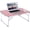 Pink, variant on Foldable Laptop Bed Table with Storage Space, Portable Bed Desk with Folding , Mini Bed Desk for Study Reading Working Breakfast and Picnic, Lap Desk for Bed Sofa Couch Floor & Outdoor Use ()