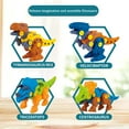 thumbnail image 5 of VISALY 4 Pack Plus Size Take Apart Dinosaur Toys for Boys and Girls Educational Assembling Building Block Toy Set Variety DIY Assembled Dinosaur Robot, 5 of 6