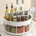 thumbnail image 4 of Kitchen Multi-Grid Spice Storage Countertop Rotating Storage Rack, 4 of 8