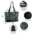 thumbnail image 2 of FORMRS Canvas Laptop Tote Bag for Women with 15.6" Computer Compartments Shoulder Handbag, Floral Forest Scene, 2 of 7