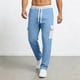 thumbnail image 5 of Pantalones de Cintura Alta de Pierna Ancha para las Mujeres Casual de Color Sólido Pantalones de Cordón de Lino, Pantalones Largos con Cierre con Botones, 5 of 7