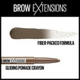 thumbnail image 2 of Maybelline Brow Extensions Fiber Pomade Crayon Eyebrow Makeup, Blonde, 2 of 12