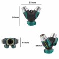 thumbnail image 5 of Desviador de grifo de riego doble para jardinería, desviador de uno a dos de plástico para jardín, conector para herramientas de jardín, 5 of 5