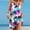 A556 Purple, variant on Women's Tropical Print Summer Dress Sleeveless Scoop Neck A-Line Mini Slip Dress Floral Pattern Casual Flowy Sun Dress For Holiday Beach Party