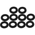 thumbnail image 1 of Yazoeia 10 Pcs Bouchon de Valve de Trompette Noir Feutre 18mm OD 11mm ID Rondelles d'Instruments CJC912-194739, 1 of 4