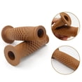 thumbnail image 4 of Retro Hand Grips Motorcycle Cuffs Grips 22mm Eco-friendly Rubber Universal Handlebars for Motorbike, Close Bottom, 4 of 5
