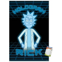 Rick And Morty - Hologram Rick Wall Poster, 22.375" x 34"