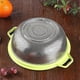 thumbnail image 3 of Stainless Steel Colander With Handle and Legs, Large Metal Green Strainer for Pasta, Spaghetti, Berry, Veggies, Fruits, Noodles, Salads, 5-quart 10.5, 3 of 4