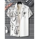 thumbnail image 4 of Camisa hawaiana con estampado de ovni y cohete para hombres y mujeres, blusa con estampado 3D de abstracción artística, camisas hawaianas holgadas de manga corta con solapa para niños, 4 of 5