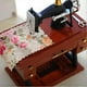 thumbnail image 3 of Mini Sewing Machine Music Box Mechanical Birthday Gift Table Decor, 3 of 4
