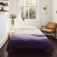 thumbnail image 4 of Purple Beige Ombre Tapestry for Bedroom Wall Hanging Tapestry, Minimalist Ocean Waves Linen Ceiling Backdrop Tapestries Poster Blanket Wall Decor for Teens Room Living Room Dorm 39" x 59", 4 of 8