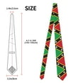 thumbnail image 3 of Men'S Saint Kitts And Nevis Flag Tie Fashion Causal Printed Necktie, 3 of 7