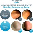 thumbnail image 2 of Callus Remover: Electric Rechargeable Pedicure Tools for Men by w 3 Rollers (Tested Powerful) Best Foot File, Professional Spa Electronic Micro Pedi Feet Care Perfect for Cracked Skin, 2 of 6