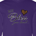 thumbnail image 4 of Inktastic Well Bless Your Heart with Leopard Print Long Sleeve T-Shirt, 4 of 5