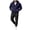 Dark Blue, variant on DYTTDG Men's 2-Piece Tracksuit Set, Full Zip Hooded Sweatshirt and Drawstring Jogger Pants, Casual Athletic Sweatsuit with Pockets for Daily Gym Wear S-XXXL
