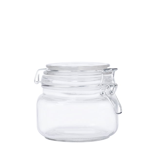 Frasco Especiero de Vidrio Hermético con Broche 500 ml Organiseiton Organiza tu Espacio