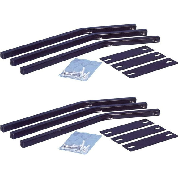 American AH-LA55 Wildlife Feeder Leg Adapter Accessory Mounting Kit for 350 Pound Outdoor Feeder Drum Barrels (2 Pack)