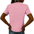 thumbnail image 4 of Women's Stylish Casual Star-printed Blouse Pink M Pink M, 4 of 4