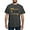 Charcoal, variant on - Proud Army Dad Black And Gold T Shirt - Mens Comfort Colors Shirt