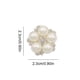 thumbnail image 4 of Horquilla Jumpingount 2 Piezas Tocado con Diseño No Perforado y Perla Flor Accesorios para el Cabello Tipo 5, 4 of 6