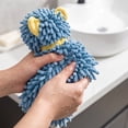 thumbnail image 4 of ZsaeSM Puppy Shaped Hand Towels for Bathroom Absorbent Chenille Ball Towel Cute Cartoon Hanging Washcloths Kitchen Decor 1 PC, 4 of 5