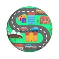 thumbnail image 2 of DouZhe Waterproof Spare Tire Cover, Cartoon Town Street Road Prints Adjustable Wheel Covers Fit for Jeep Trailer RV SUV Car, 15 inch, 2 of 7