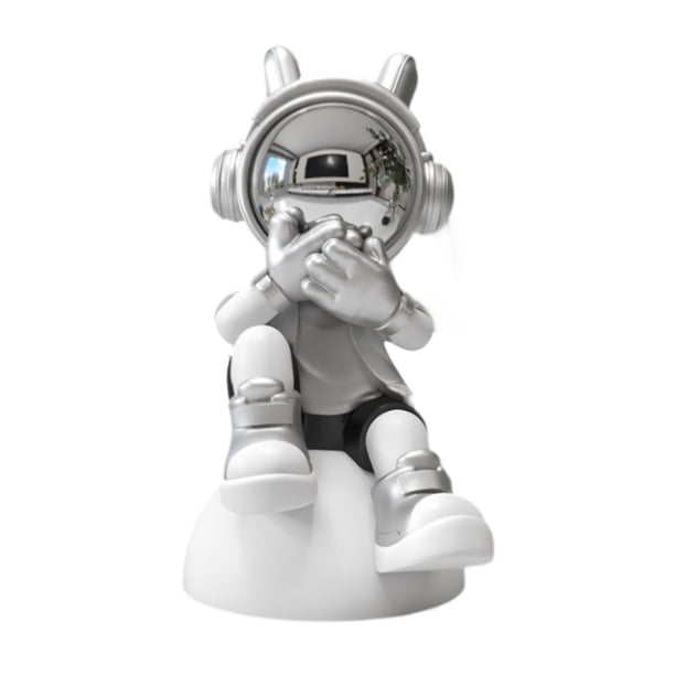 Figura decorativa de astronauta para gabinete, mesa, centro de mesa y chimenea. C