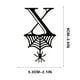 thumbnail image 2 of Decoraciones de Halloween, Adornos de Halloween, Regalos de Halloween, Etiqueta colgante decorativa de 26 letras de Halloween, Etiqueta colgante de araña con colgante, 2 of 4