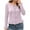 Pink, variant on Aboser Womens Ruffled Peplum Cardigan Sweaters Button Up Crew Neck Sweater Tops Trendy Long Sleeve Cropped Sweaters Cozy Soft Knit Tops