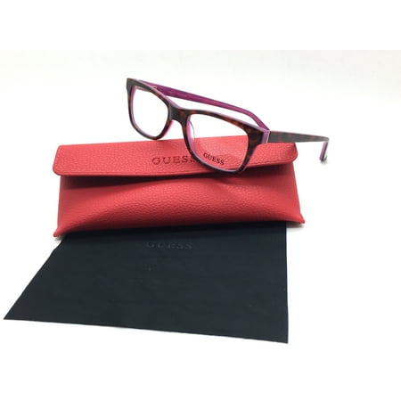 Guess Women Purple Rectangular New Eyeglasses GU 2518 052 50 Plastic