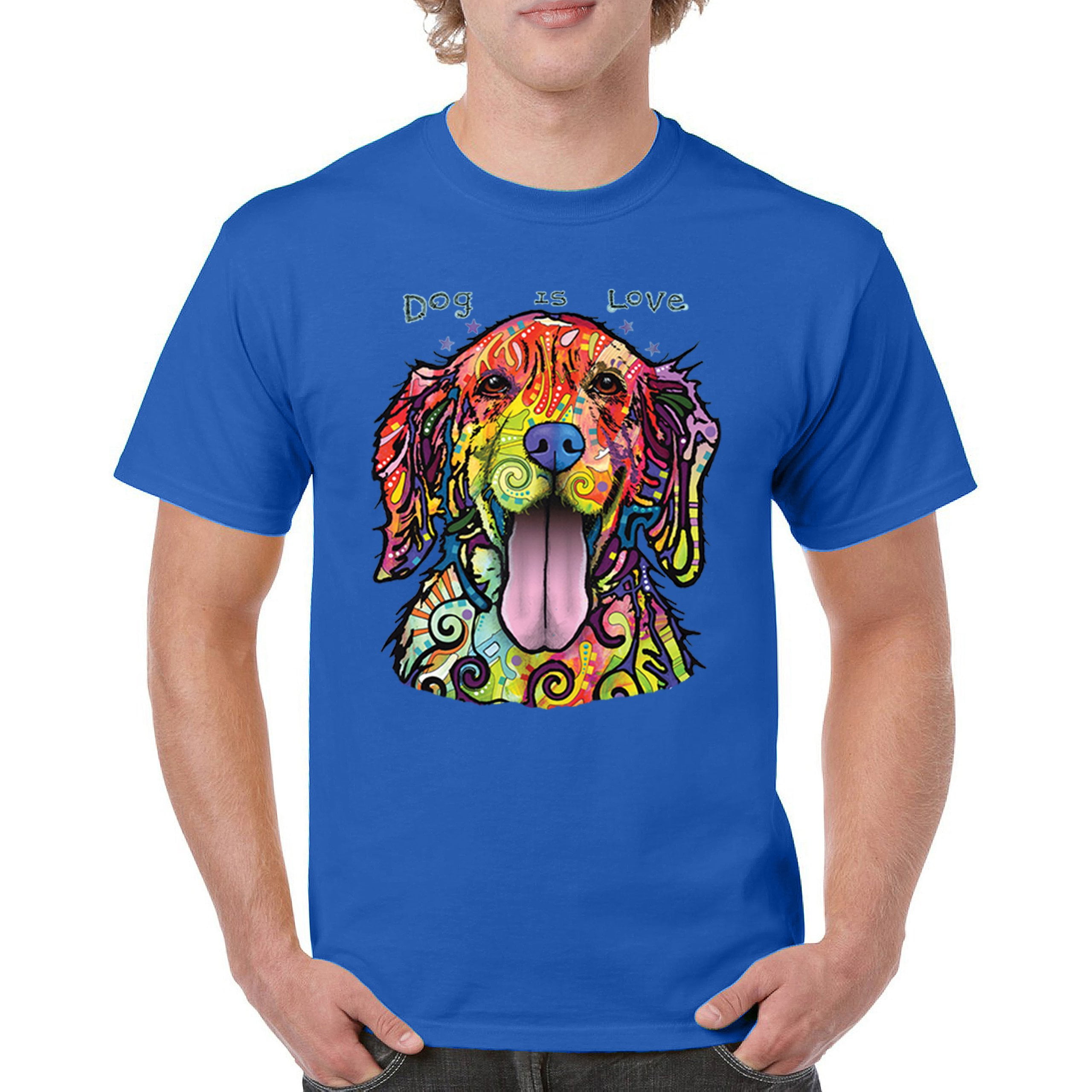 Tee Hunt Dean Russo Labrador Retriever TShirt Love Pet Dog is Love Men