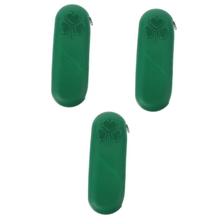 Travel Makeup Bag 3pcs Silicone Makeup Brush Travel Brushes Makeup Silicone Makeup Applicator Green Makeup Brush Bag Silica Gel Travel Toiletry Bag