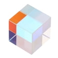thumbnail image 2 of Walfront Stained Glass C-ube Six-Sided Bright Light Combine Prism Beam Splitting Prism For Teaching  Or  Researching, 2 of 8