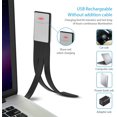 thumbnail image 3 of Clip-on Livre Lampe USB Rechargeable LED Lampe de Lecture Lampe de Lit pour les Yeux, 3 of 4