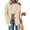 Beige, variant on PRETTYGARDEN Women's Faux Suede Blazers Fall Long Sleeve Lapel Business Casual Work Office Clothes Dressy Suit Jackets
