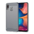 thumbnail image 1 of PANDACO Grey Brushed Metal Case for Samsung Galaxy A20, 1 of 2