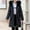 Black Coats for Winter, variant on XPMWRP Women's Thicken Plus Size Long Coat Solid Color Long Sleeve Fashion Coats Zip Winter Warm Trendy Jacket with Pockets Beige XL