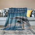 thumbnail image 2 of ONETECH  Dolphin Gifts for Women, Dolphin Blanket for Dolphin Lover on Birthday/Christmas, Flannel Plush Throw Blanket, Just a Girl Who Loves Dolphin, 2 of 6