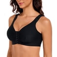 thumbnail image 2 of Exerin Compression Bra for Women's Front Closure Bras with Adjustable Straps Wirefree, 2 of 7