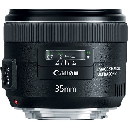 Canon EF 35mm f/2 IS USM Prime Lens, Wide-Angle Lens with Image Stabilization for DSLR Cameras (International Model)