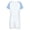 Light Blue, variant on Children Special Needs Adaptive Clothing Cute Printed Short Sleeve Zipper Back Anti-Strip Jumpsuit Lavender 6