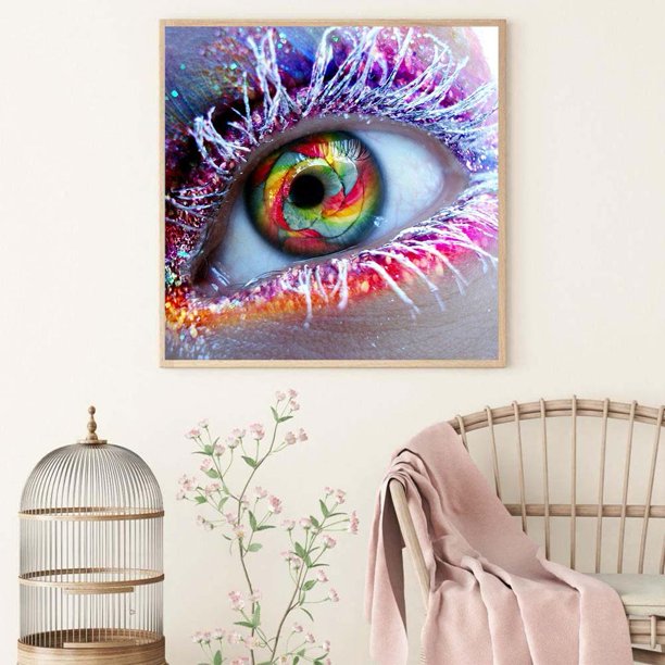 Cuadros Decorativos 5D bricolaje completo taladro diamante pintura brillo ojo Cruz puntada bordados Kits Ndcxsfigh Nuevos Originales